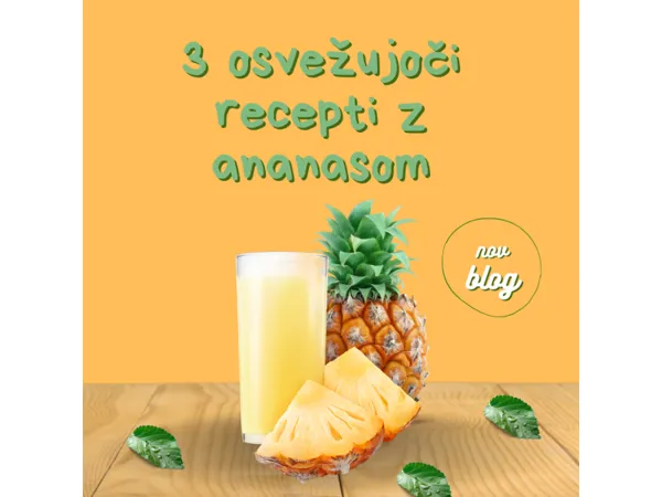 Osvežitev z ananasom: 3 osvežujoči recepti za vroče dni